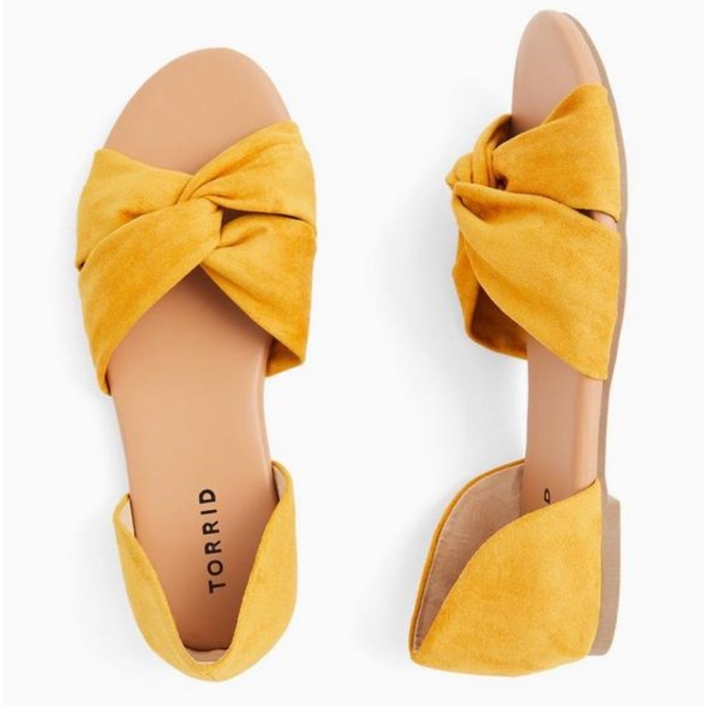 Torrid Mustard Yellow Flats